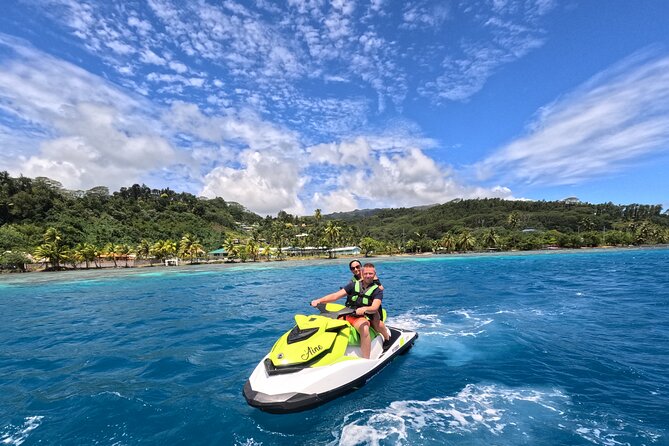 3H Adventure in JET SKI Snorkeling and Tahaa Lagoon - A white-sand beach and a slower pause