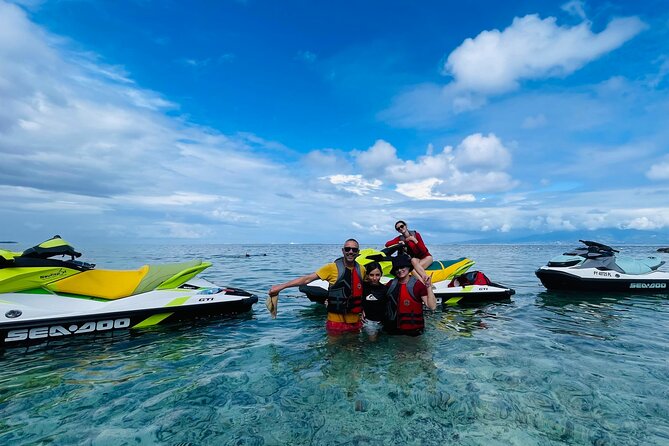 3H Jet Ski Tour to Discover Moorea - Temae shows Moorea’s postcard side