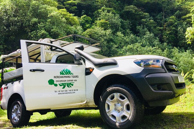 4x4 Safari HEREAKIMANU Tour in the Heart of Tahiti - From Papenoo’s black sand to the mountain road