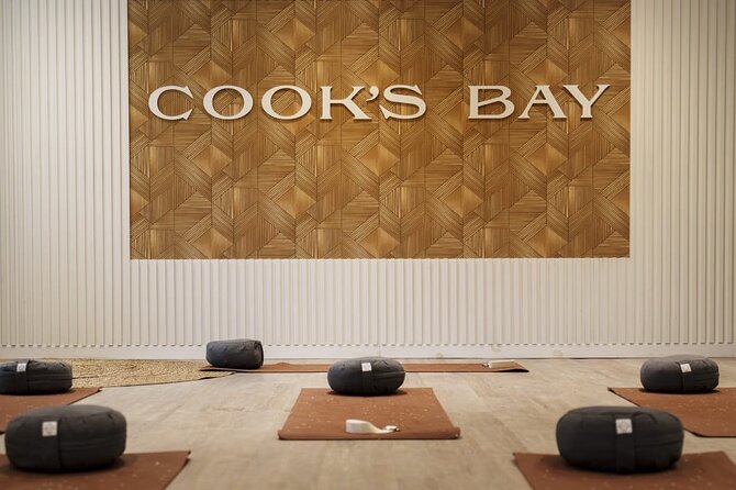 Air-conditioned studio yoga class at Cooks Bay Hotel and Suites - A calm hour at Cooks Bay