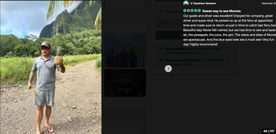 Albert Tours Excursion Safari - Moorea Safari tours&pick up - What $70 includes, and what it does not