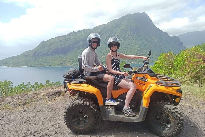 ATV Tour QUAD - Riding through Cook Bay and Opunohu