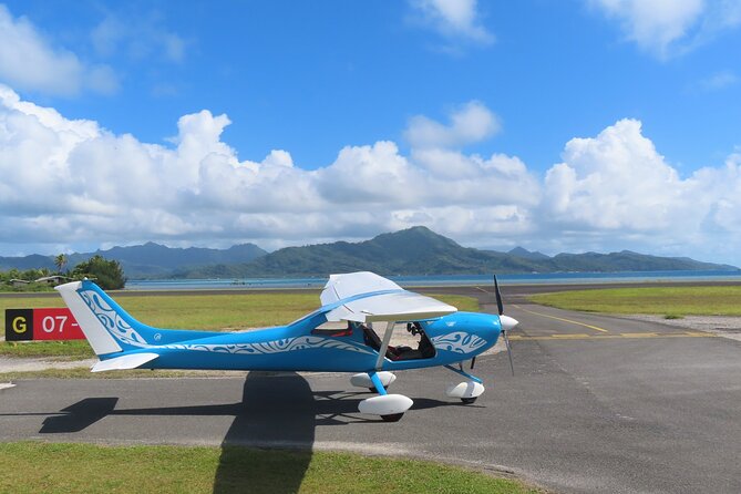Bora Bora and the Tupai atoll the jewels of the Pacific, 45 min private flight - Flying north to heart-shaped Tupai