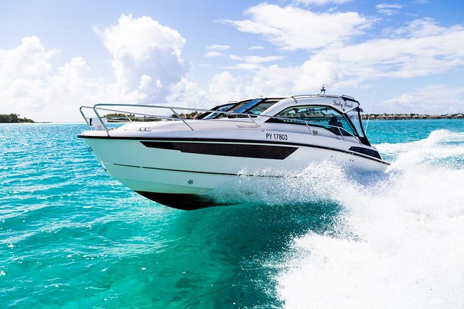 Bora Bora Private Arrival Airport to Hotels Boat Transfer - The 15 to 30 minute ride across the lagoon