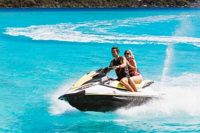 Combo snorkeling + motu lunch + jet ski group tour full day - The jet ski ride after lunch