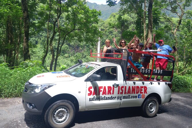 Crossing Island of Tahiti 4x4 Mountain, Waterfall, River, Basins - Waterfalls, catchments, and tropical plants