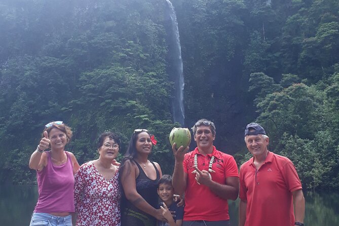 Crossing Island of Tahiti 4x4 Mountain, Waterfall, River, Basins - Leaving Papeete for the central crater
