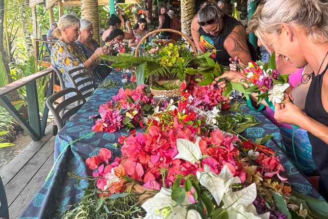 Ei Making Classes in Rarotonga - What happens at Tiare’s Cafe at 4:00 pm