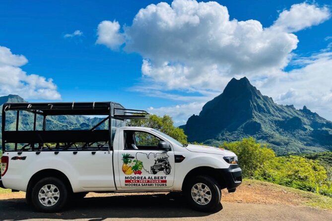Franckyfranck tours Moorea - Tours privés // Private half day tours - How the private 4x4 format changes the day