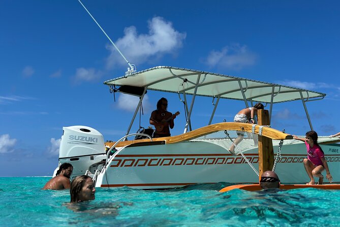 Full Day Lagoon experience with motu lunch - Coral gardens and clear-water snorkeling