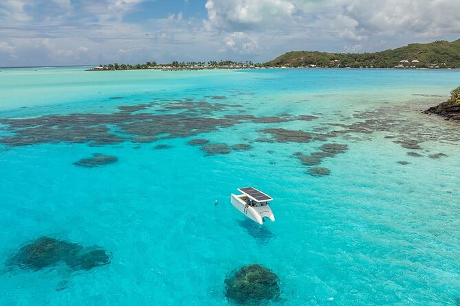 Full Day Solar Boat–Explores Bora Bora at the Rhythm of the Lagoon - Key points at a glance