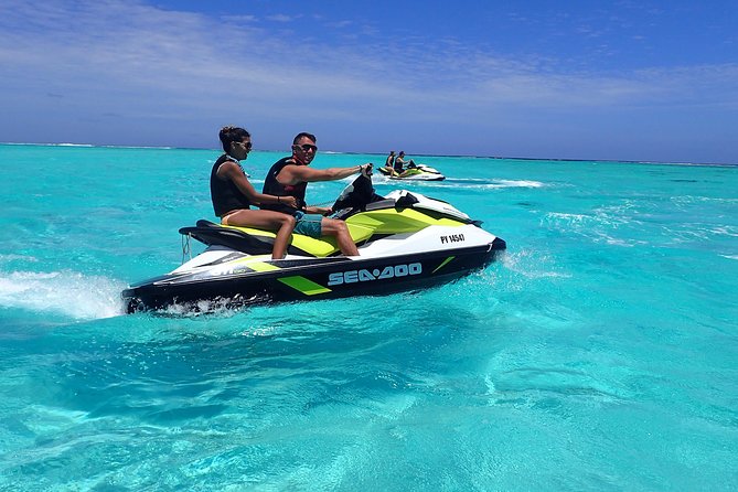 Grand Magic Combo Jetski 3h00 + Quad 3h30 - Rays and black-tip sharks in the lagoon