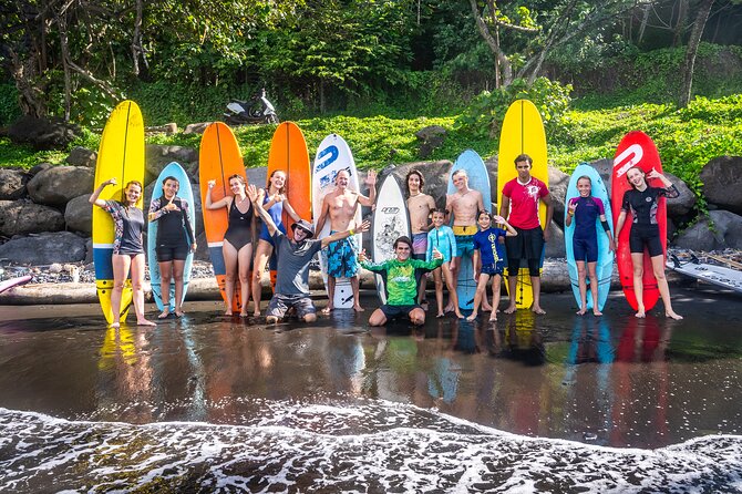 Group Guided Surfing Lesson in Tahiti - Waves, bodyboarding, and the real level of effort