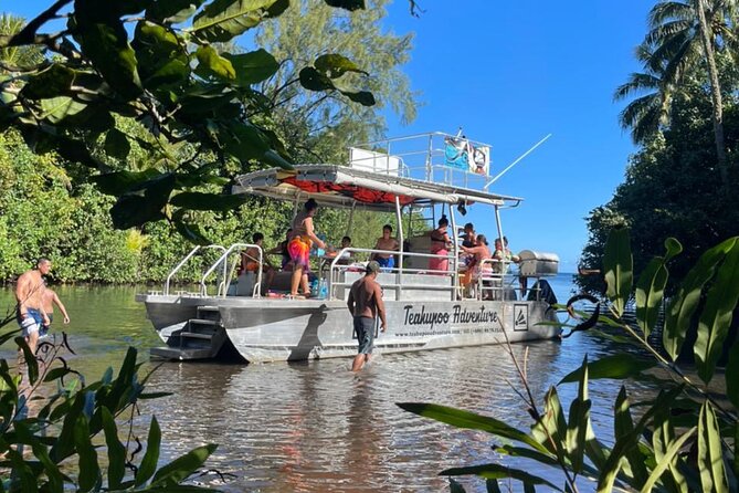 Half day Tahiti Peninsula and Teahupoo boat tour (shared boat) - Swimming, snorkeling, and the final white sand stop