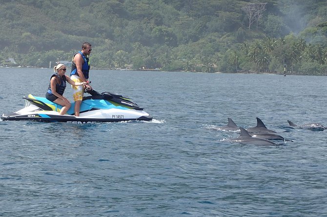 Jet-Ski Découverte 1H00 Jet Ski excursion to Moorea (Single or two-seater) - The stingray and black-tip shark stop