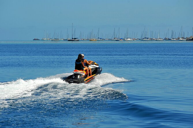 Jet Ski Trip for One Hour - Leaving Te Moana Tahiti Resort for the lagoon