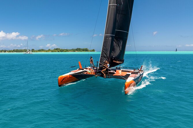 LUXURY Catamaran Bora Bora : Sailing, Snorkeling & Floating Bar - The Paradise Bay floating bar