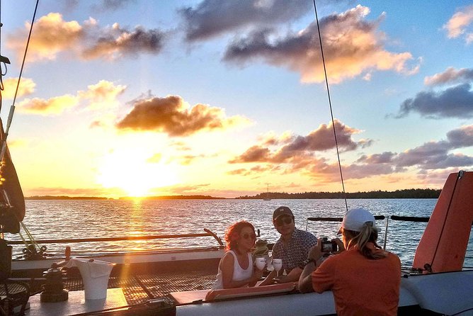 LUXURY PRIVATE Catamaran Bora Bora : The Sunset Escape - A private sunset sail around Bora Bora’s lagoon