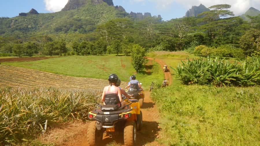 Mo'orea: Guided ATV Nature Tour - Magic Mountain is available on the longer option