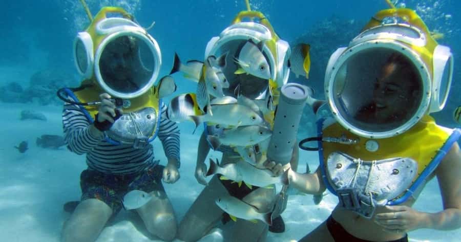 Moorea: Aquablue Helmet Underwater Walking Experience - What the Moorea helmet walk is really like