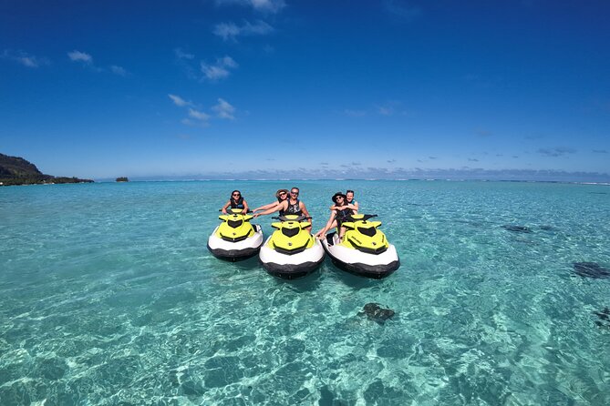Moorea Combo 2h Jetski 3h30 Quad - Snorkelling with stingrays and blacktip sharks