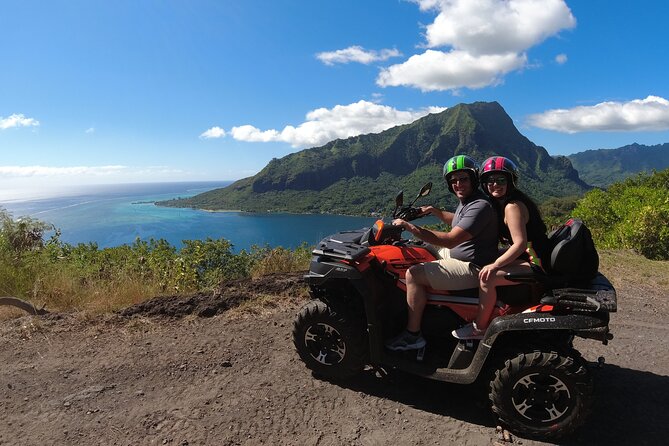 Moorea Solo or Twin 3 hours 30 ATV Tour - Belvedere Lookout above Opunohu Valley