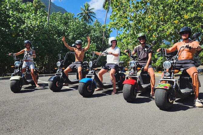Moorea tour in electric citycoco (in autonomy) - What the rental includes, and what it does not