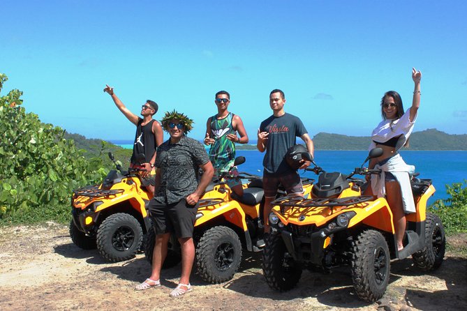 NEW!!! ATV TOURS with a local tour guide from Bora Bora - Starting in Vaitape and climbing to Amanahune