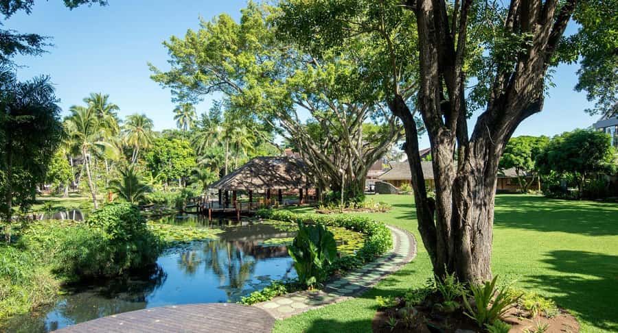 Papeete : walking tour - Starting beside the waterfront at Tahiti Tourisme