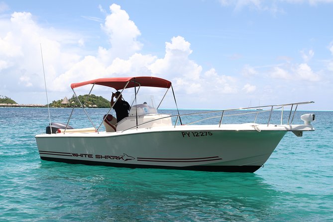 Private Bora Bora Lagoon & Water Lunch Experience - Drinks and comfort on the boat