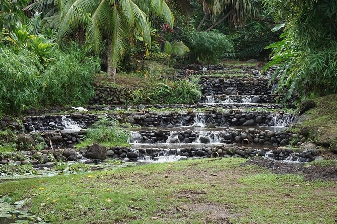 Private Full-Day Tahiti — Grotto, Gardens & Panoramas - Taharuu Beach shows Tahiti’s black-sand coast