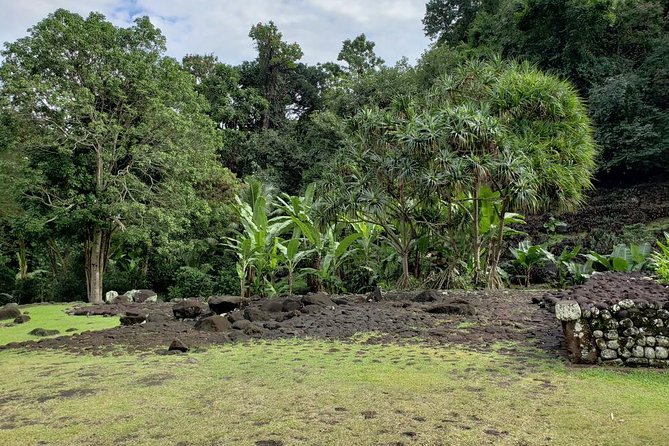 Private Full-Day Tahiti — Grotto, Gardens & Panoramas - Arahurahu Marae brings Polynesian history into view