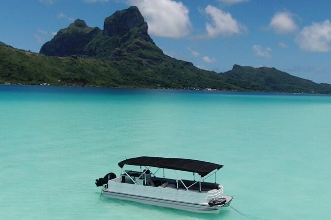 Private Lagoon Tour on a Prestigious Pontoon Boat in Bora Bora - Mount Otemanu views from the lagoon