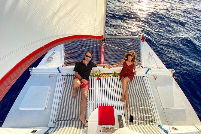 PRIVATE Sunset Cruise : Moorea Sailing on a Catamaran named Taboo - Sunset from the deck of Taboo