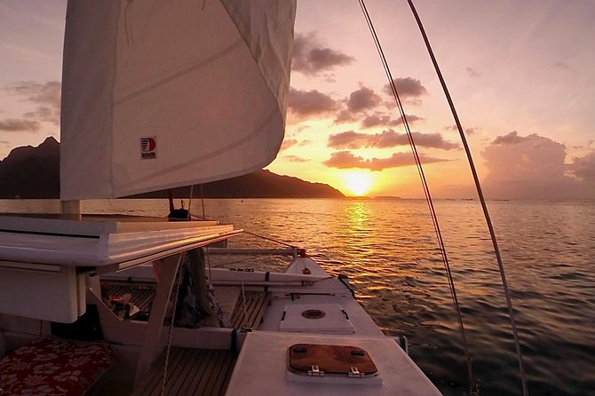 PRIVATE Sunset Cruise : Moorea Sailing on a Catamaran named Taboo - Captain Leo and the personal touch