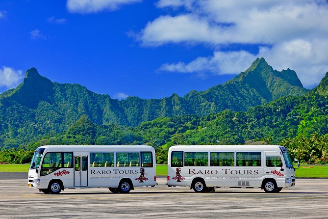 Rarotonga International Arrivals Seat in Coach Transfer - The 10 to 30 minute ride to your accommodation