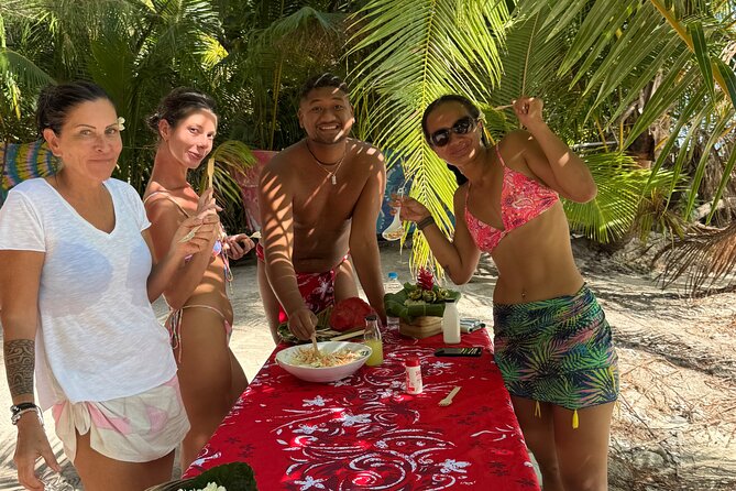 Snorkeling BBQ and Things to do on a Private Motu in Bora Bora - Guides, music, and the tone of the day