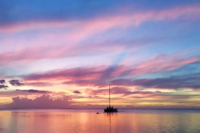 Sunset sailing - Sunset, rain, and changing conditions