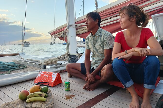 Sunset sailing trip on the Lagoon of Tahiti - Moorea views, lagoon scenery, and possible wildlife