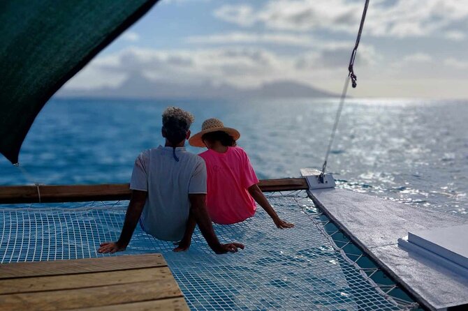 Sunset sailing trip on the Lagoon of Tahiti - Why $131.18 can be good value