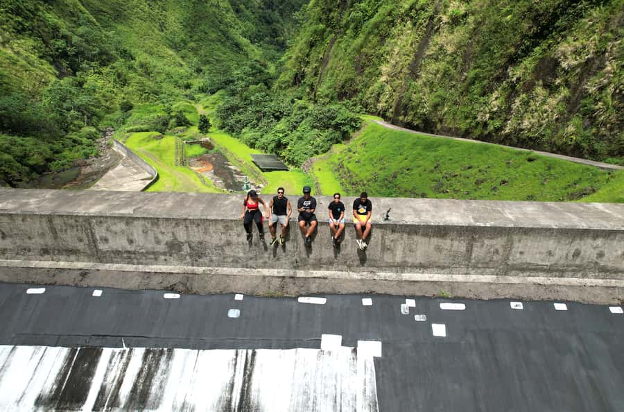 Tahiti E-bike, mtb, vtt Tour with Swimming and Lunch - The first dam and the second dam viewpoint
