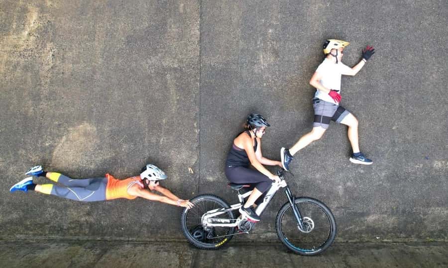 Tahiti E-bike, mtb, vtt Tour with Swimming and Lunch - Lunch in the middle of the valley