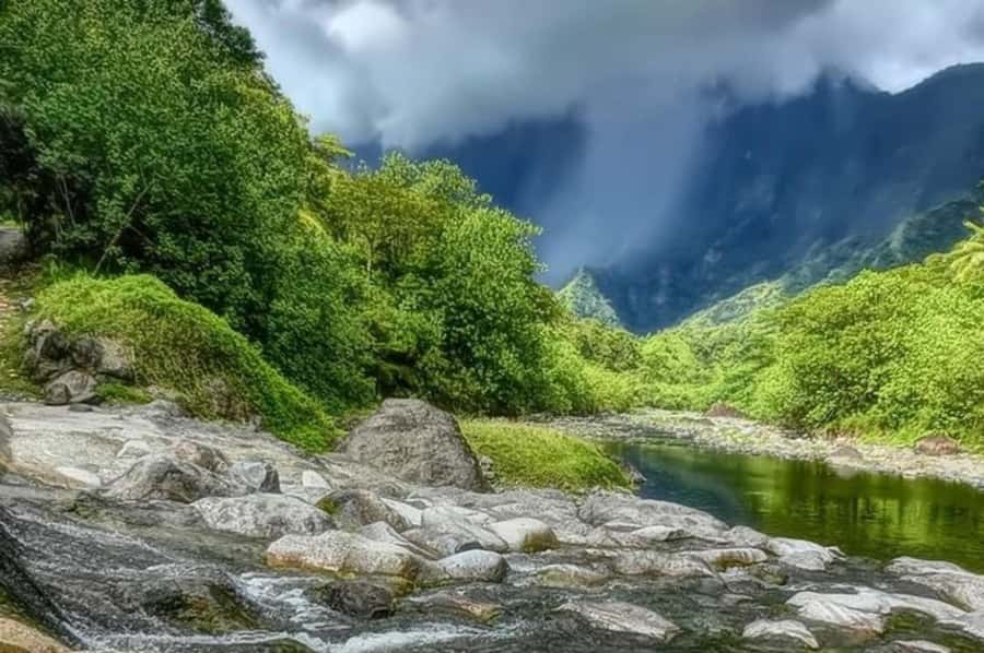 Tahiti: Unique East Coast Half Day Tour with Local Guide - Weekday silk screens and Tahitian design