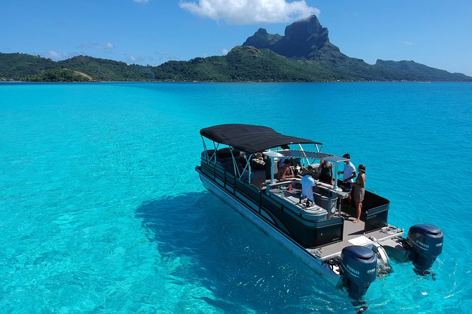 Toa Boat Bora Bora Private Lagoon Tour On Entertainer Bar Boat - A 9:00 am start on Bora Bora’s private lagoon