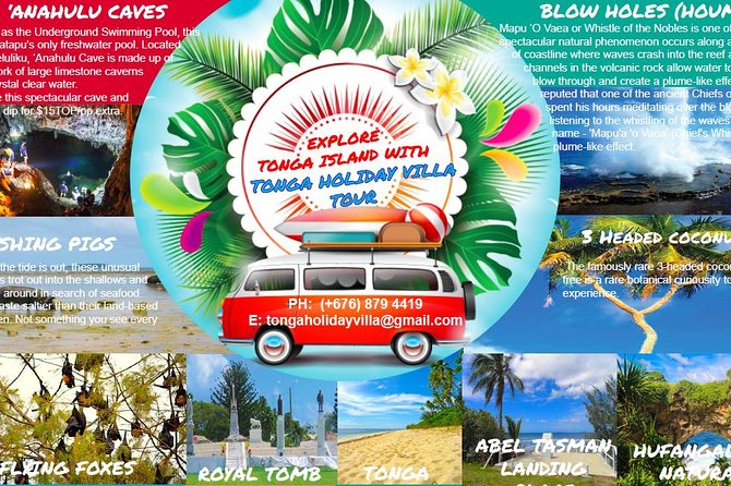 Tonga Holiday V Island Tours - Fixed Prices BEST VALUE - Key things to know before you go