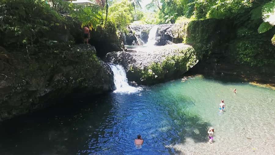 Tour of Primeval Crystal Waters of Samoa - O le Pupu-Pue National Park adds a walk above the coast
